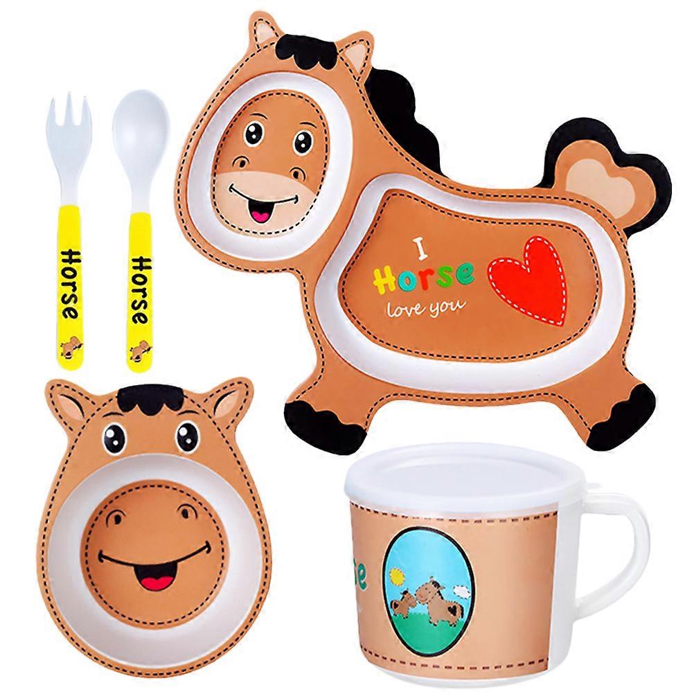 Children's Dinnerware Kids Plate Set for Eating Use 1Set