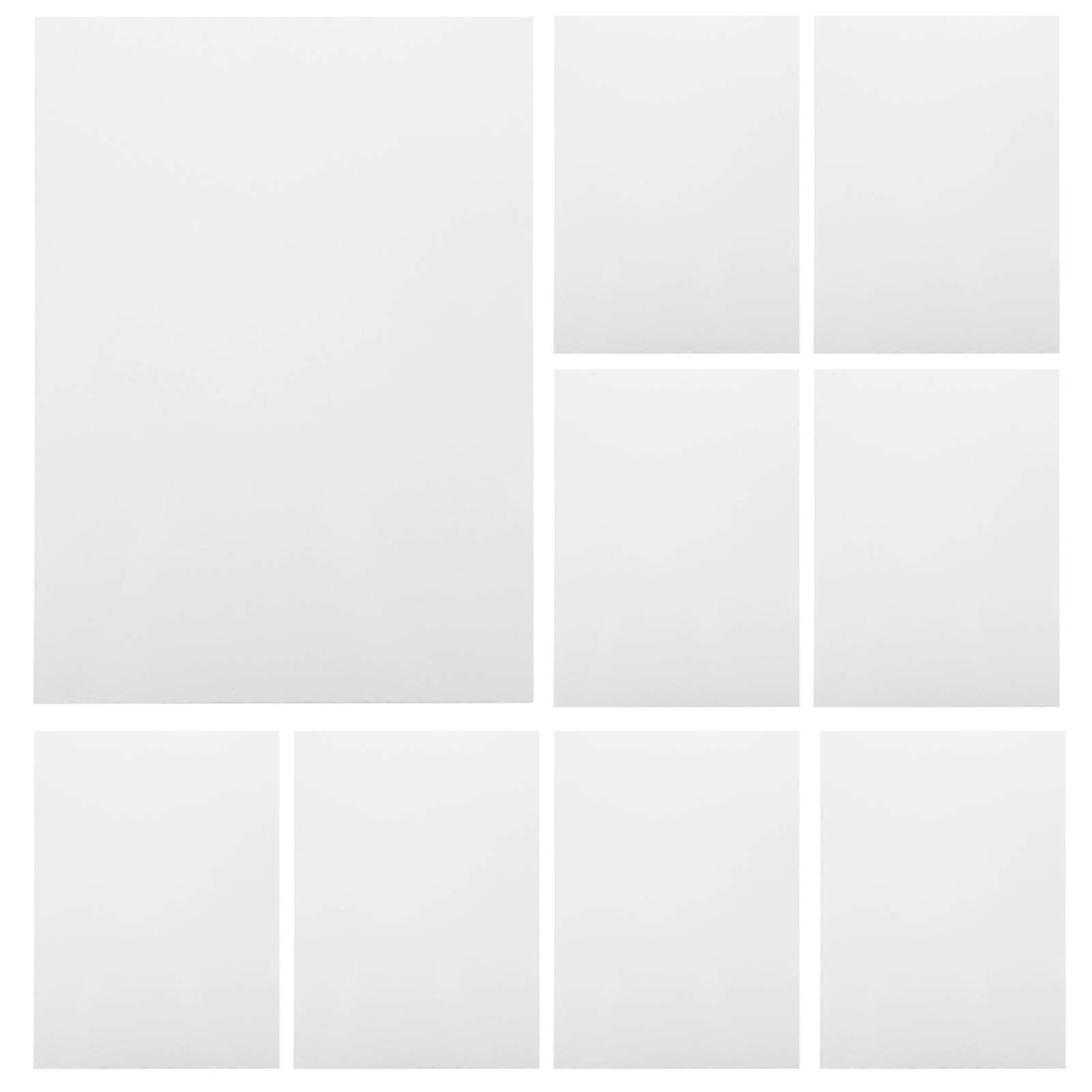 PVC Transparent Light Gel Sheets for Color Correction 10Pcs Pack