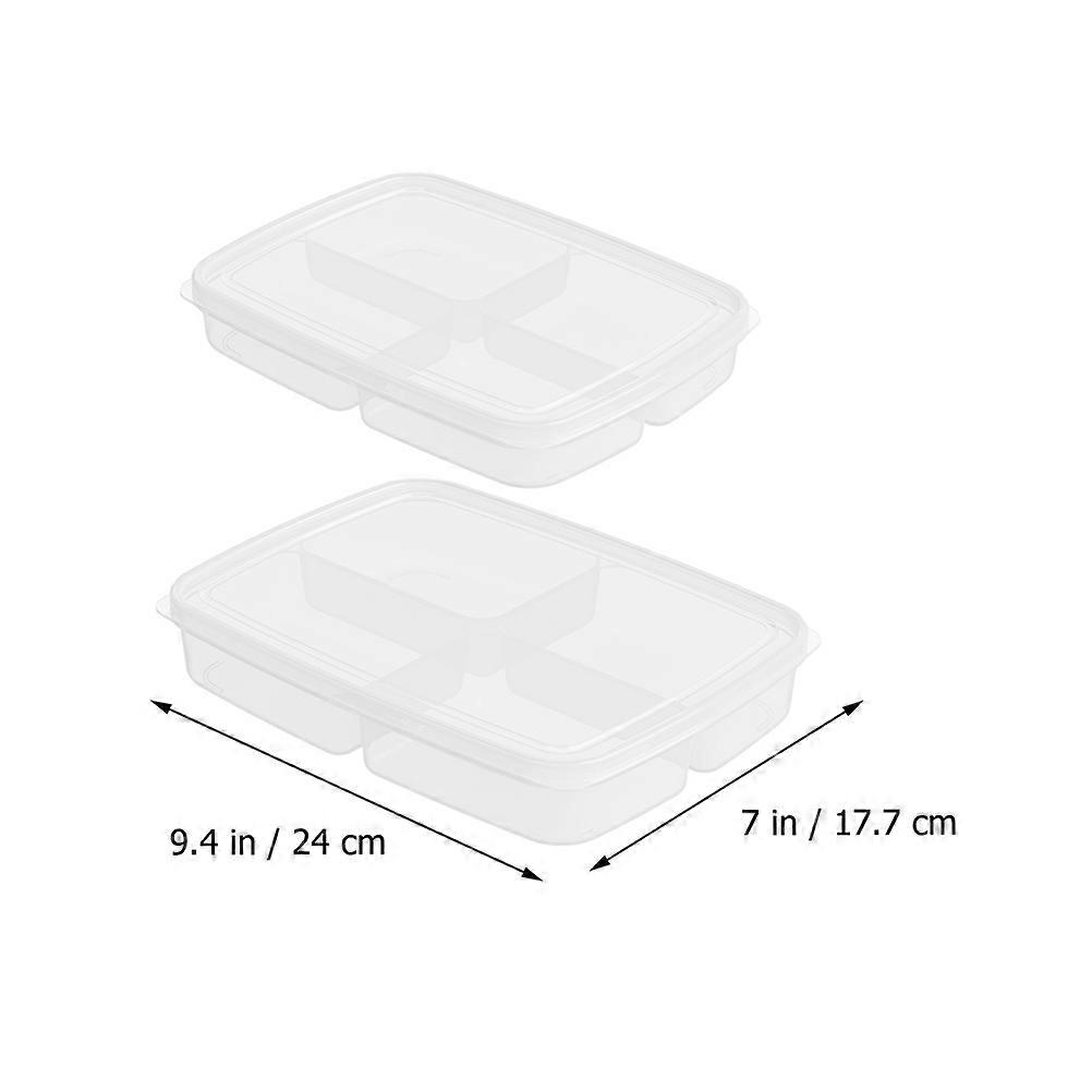Fridge Organizer Food Storage Box for Storage Use 2Pcs Set