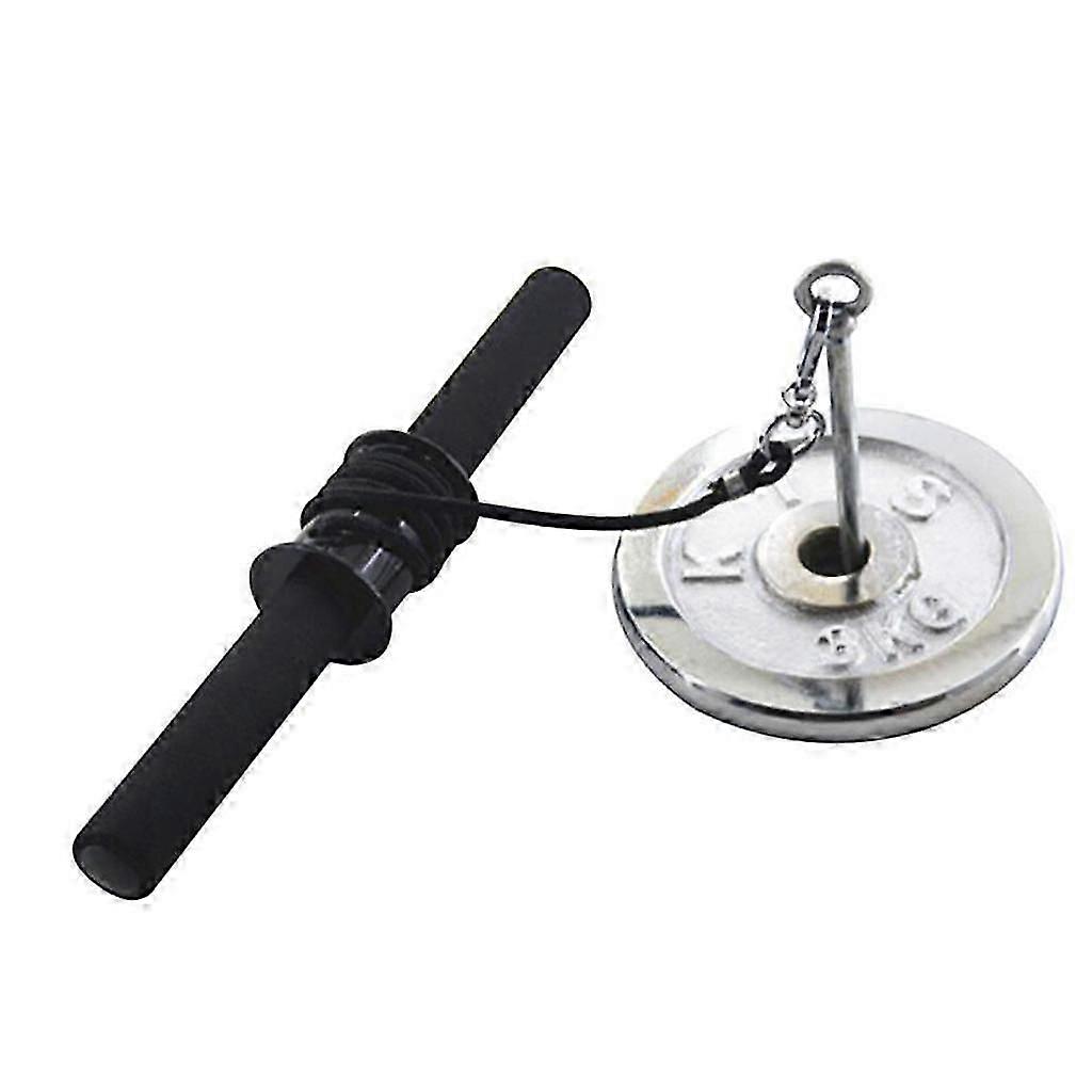 Wrist Roller Forearm Exerciser Weight Strength Bar Arms Muscle Training