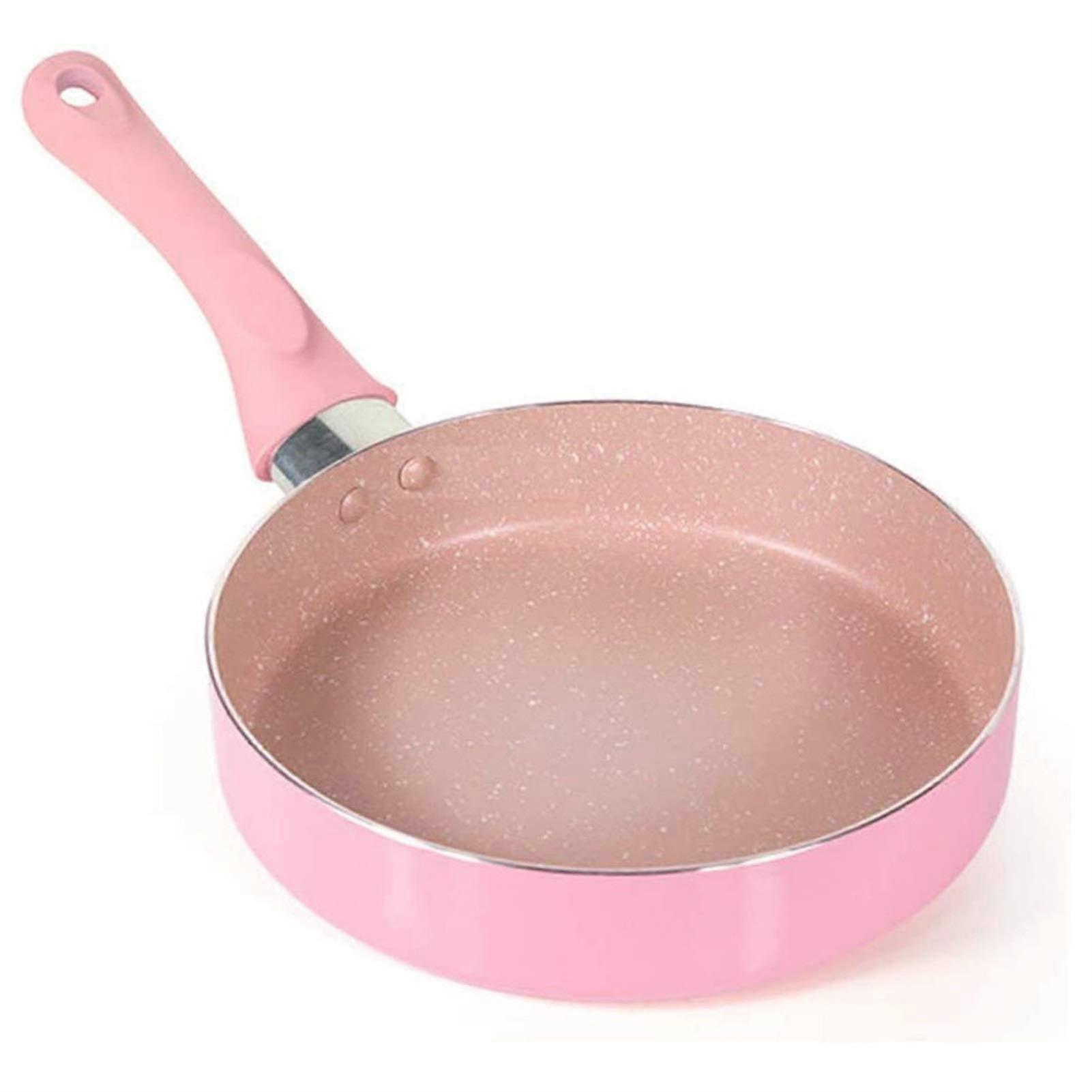 Non Stick Frying Pan with Stainless Steel Handle, Induction Compatible, Easy Clean Surface