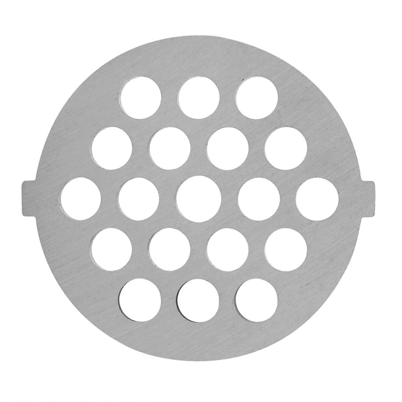 Meat Grinder Plate 7mm Hole with Stainless Steel Blade, Quick Mincing Replacement Disc