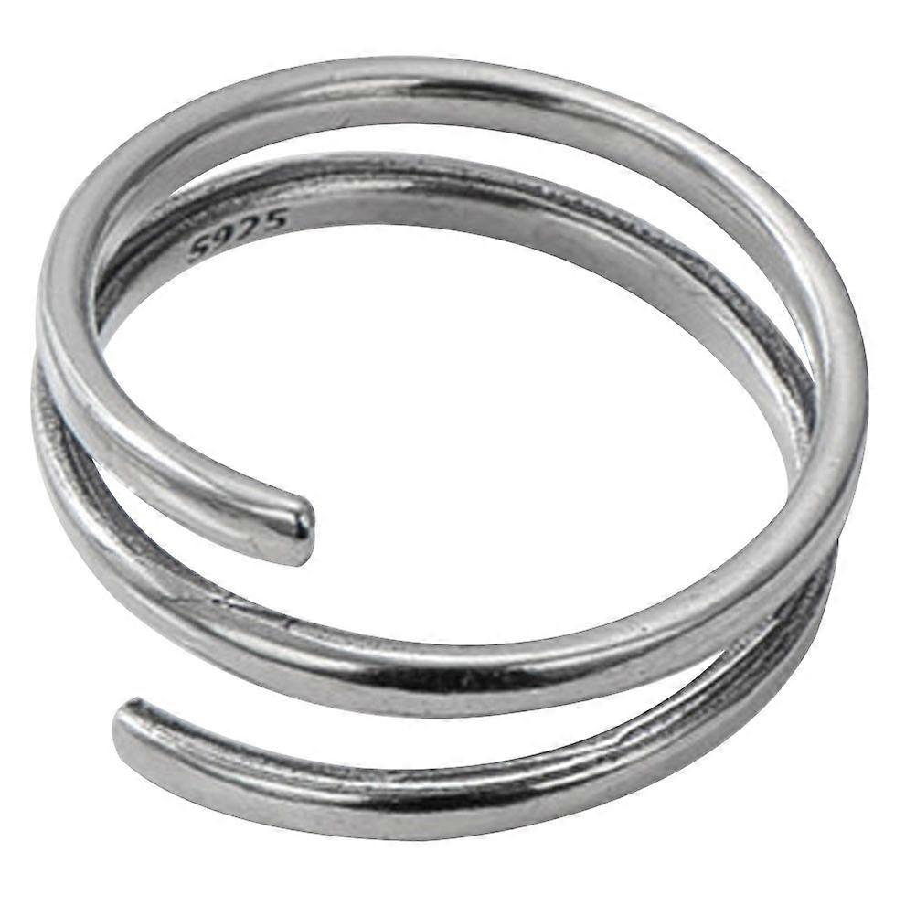 Silver Open Ring Fashionable Engagement Ring Adjustable Thumb Ring Aesthetic Ring