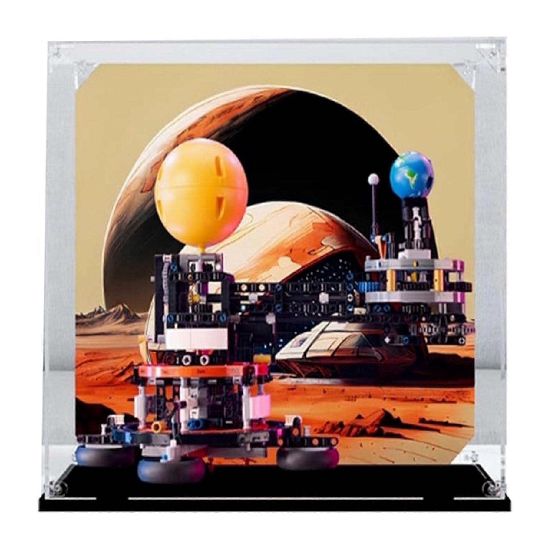 Acrylic Display Case with Dustproof Clear Design and Stable Black Base for  42179