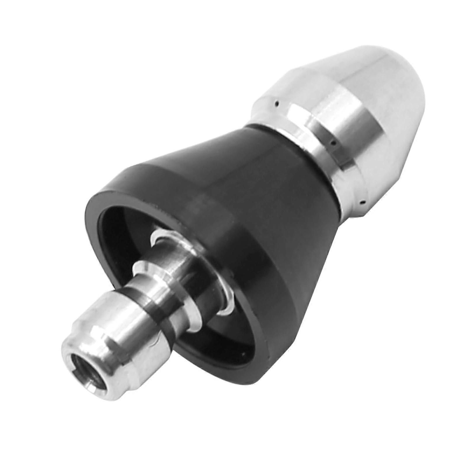 Pressure Washer Sewer Jetter Nozzle 1/4 Inch Stainless Steel 5000 PSI Drain Cleaning Tool Ref: 9948