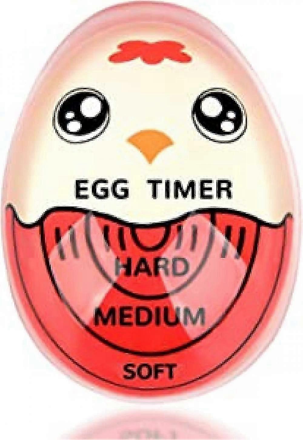 Kitchen Cooking Timer ,Egg Timer for Boiling Eggs Soft Hard Boiled Egg Boiler Timer That Changes Color When Done.(Red)