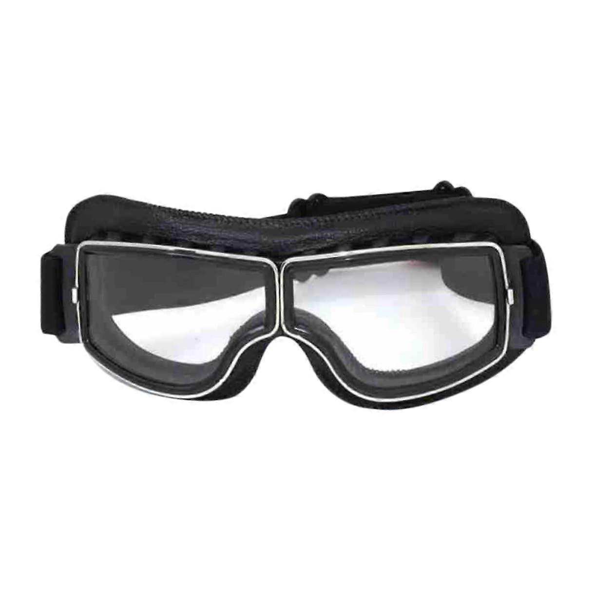 Motorcycle Goggles with Density Sponge Padding, AntiFog Ski Snowboard Protective Eyewear