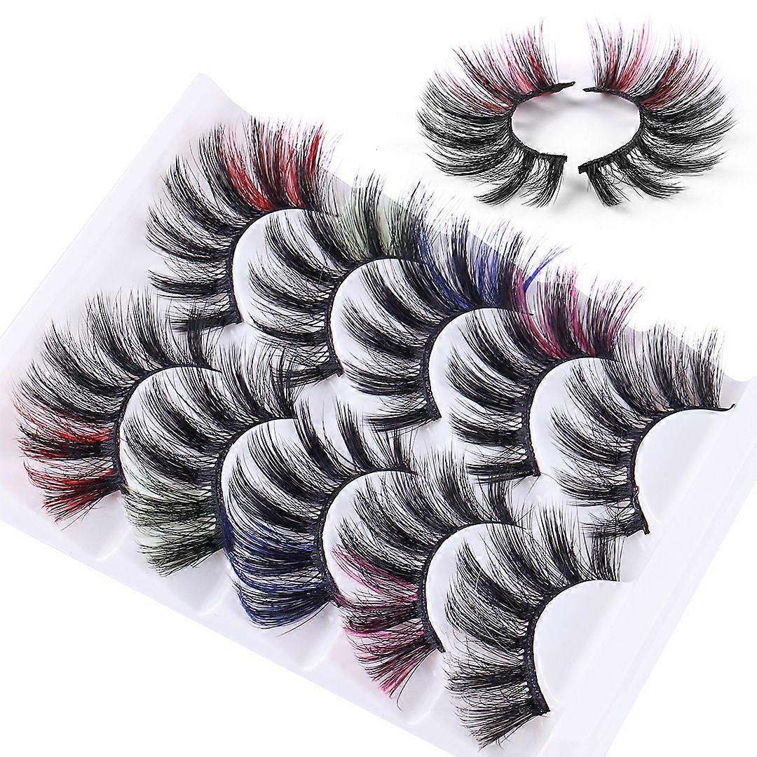 Colourful Mink False Eyelash Daily Curl Thick Simulation Natural Eyelash
