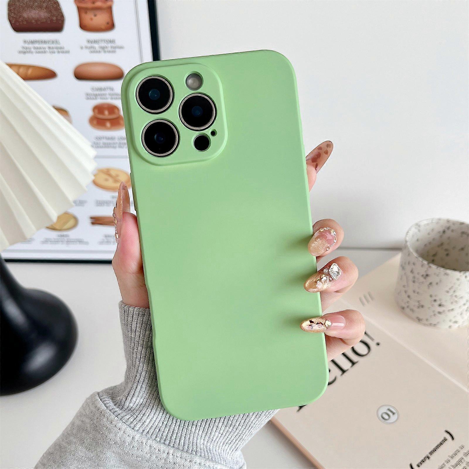 For iPhone 16 Pro Max Phone Back Case Scratch Resistant Silicone Mobile Cover