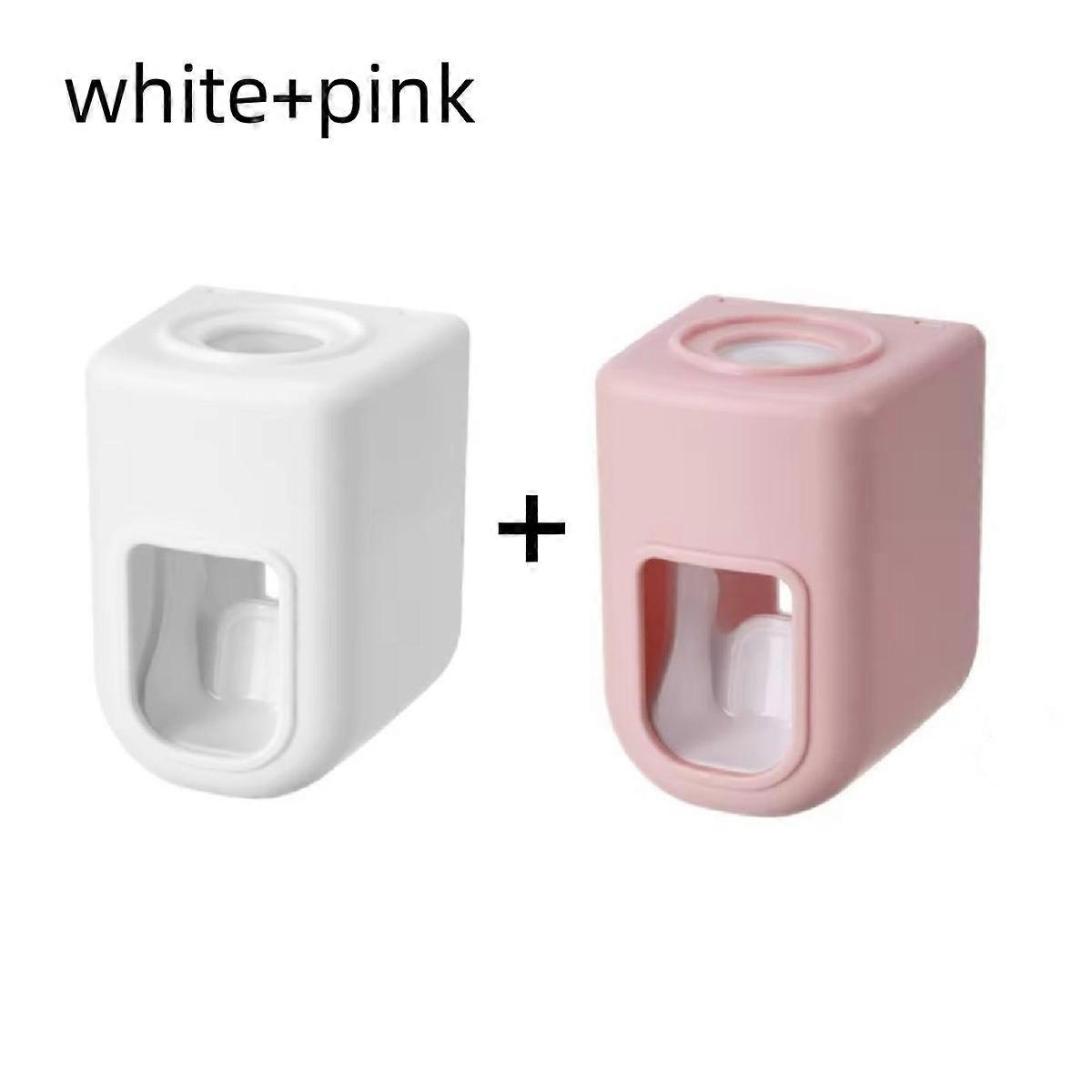 Creative Wall Mount Automatic Toothpaste Dispenser Bathroom Accessories Waterproof Lazy Toothpaste Squeezer Toothbrush Holder