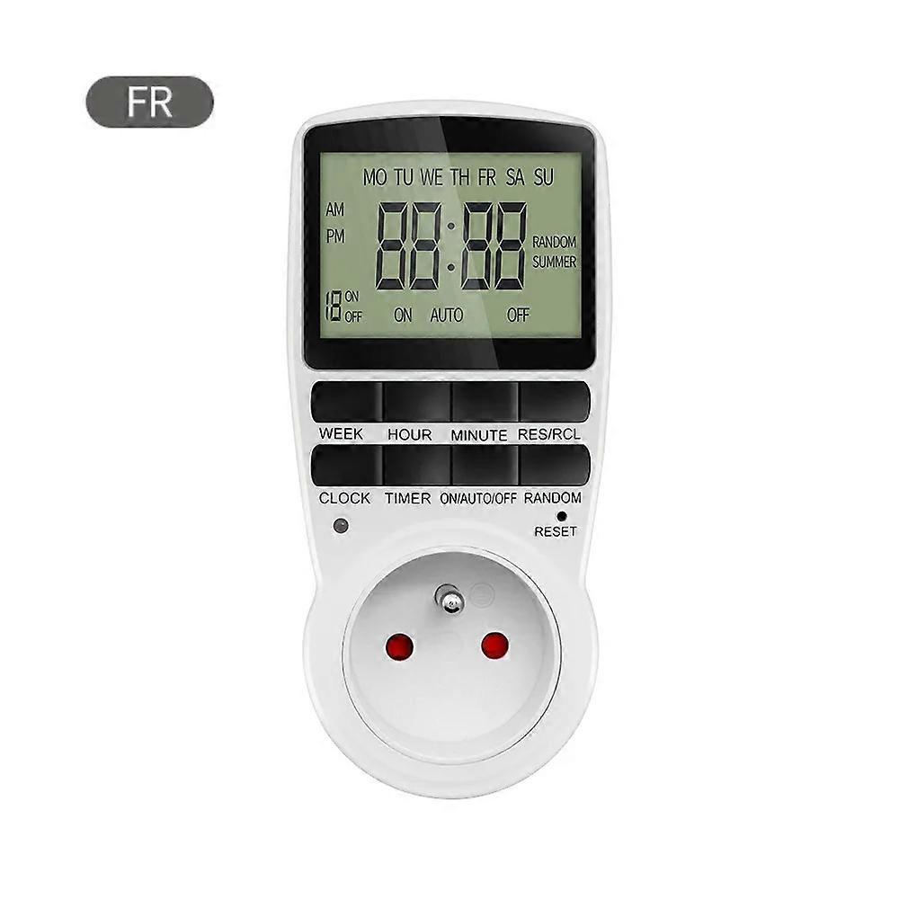 Electronic Digital Timer Switch Socket Kitchen Timer Outlet Programmable Timing Socket Control 220V EU US UK AU Plug