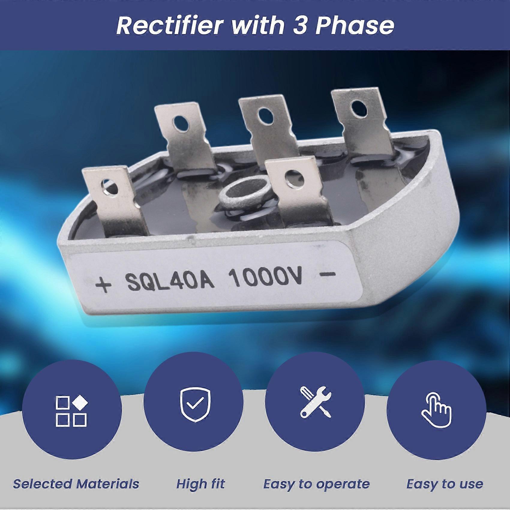 10X Rectifier with 3 Phase 40A 1000V Diode Bridge SQL40A