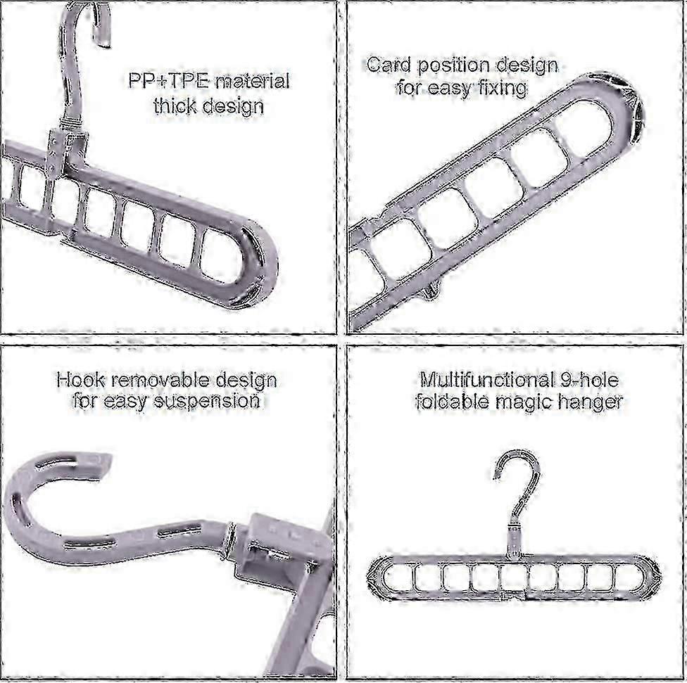 magic hanger organiser standard size 8 pack