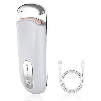 Heated Eyelash Curler for Natural Lashes 2-Level Adjustable Temperature Mini Electric Lash Curler Fast 3-Second Heat Up