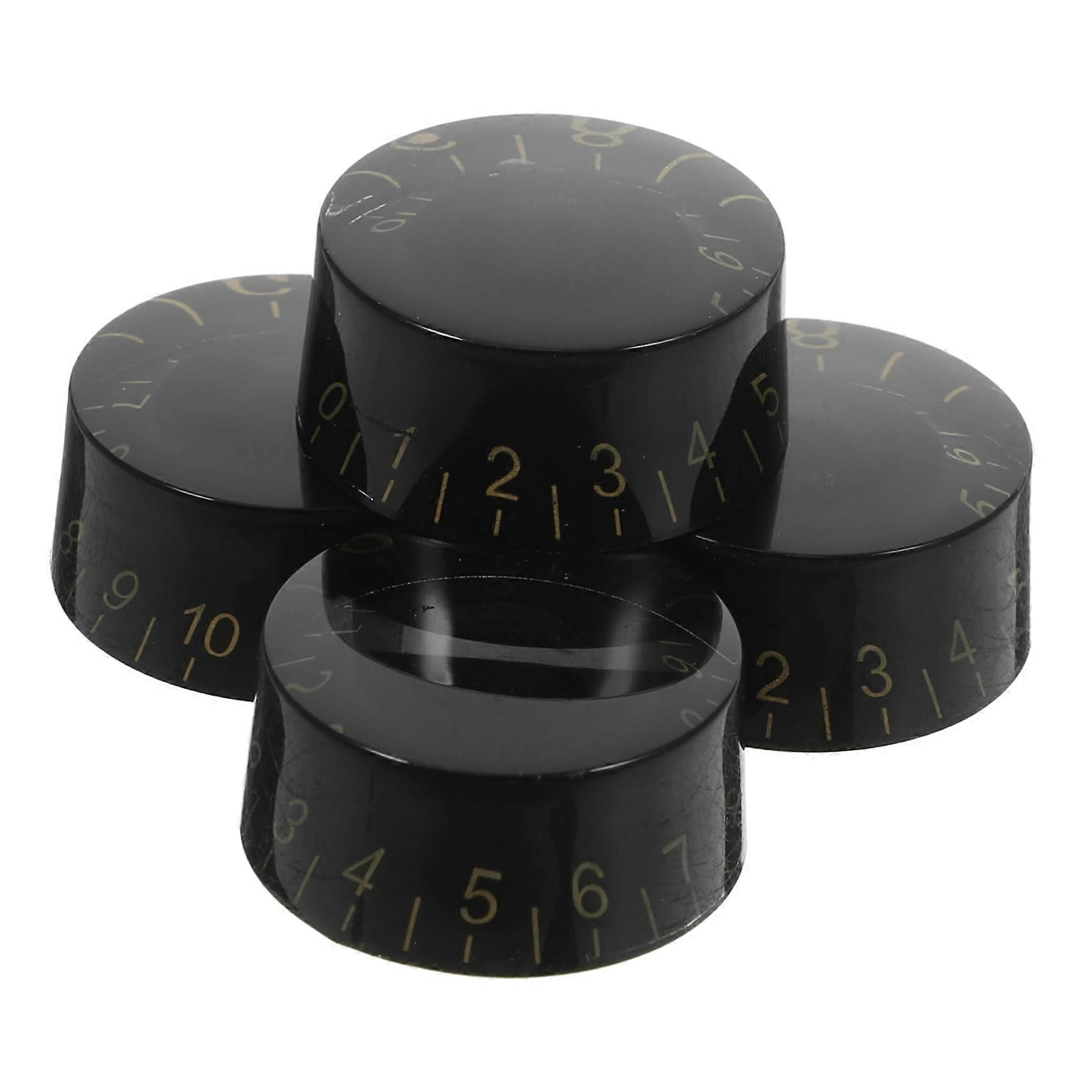 Totority 4pcs Electric Guitar Volume Control Knobs Set, Easy PushOn Installation for Quick Repairs