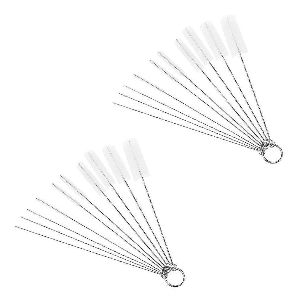 Multifunctional Cleaning Brush Useful Brushes For Keyboard Cleaning 20cm White Materials 20Pack