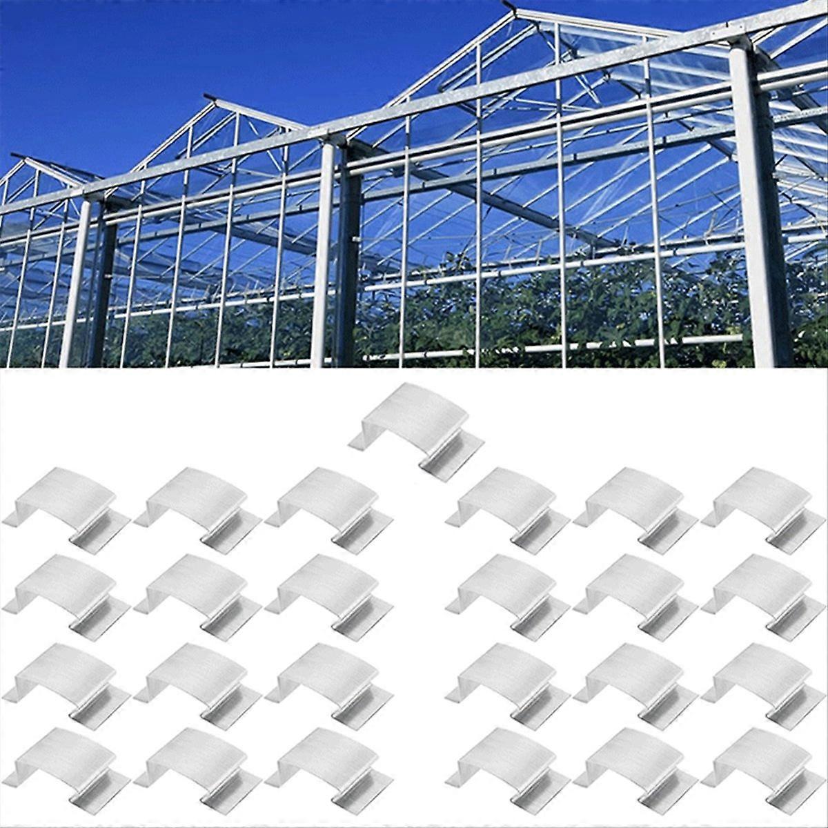 25stk drivhusglasclips rustfrit stål drivhusruder