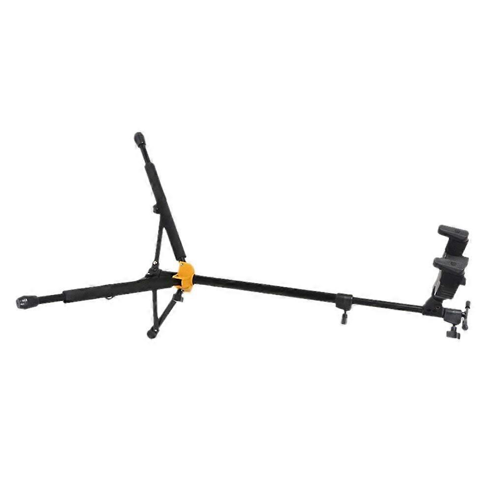 Violin Stand with Gravity Automatic Lock, Durable Adjustable Instrument Hanger, Timeless Black Finish