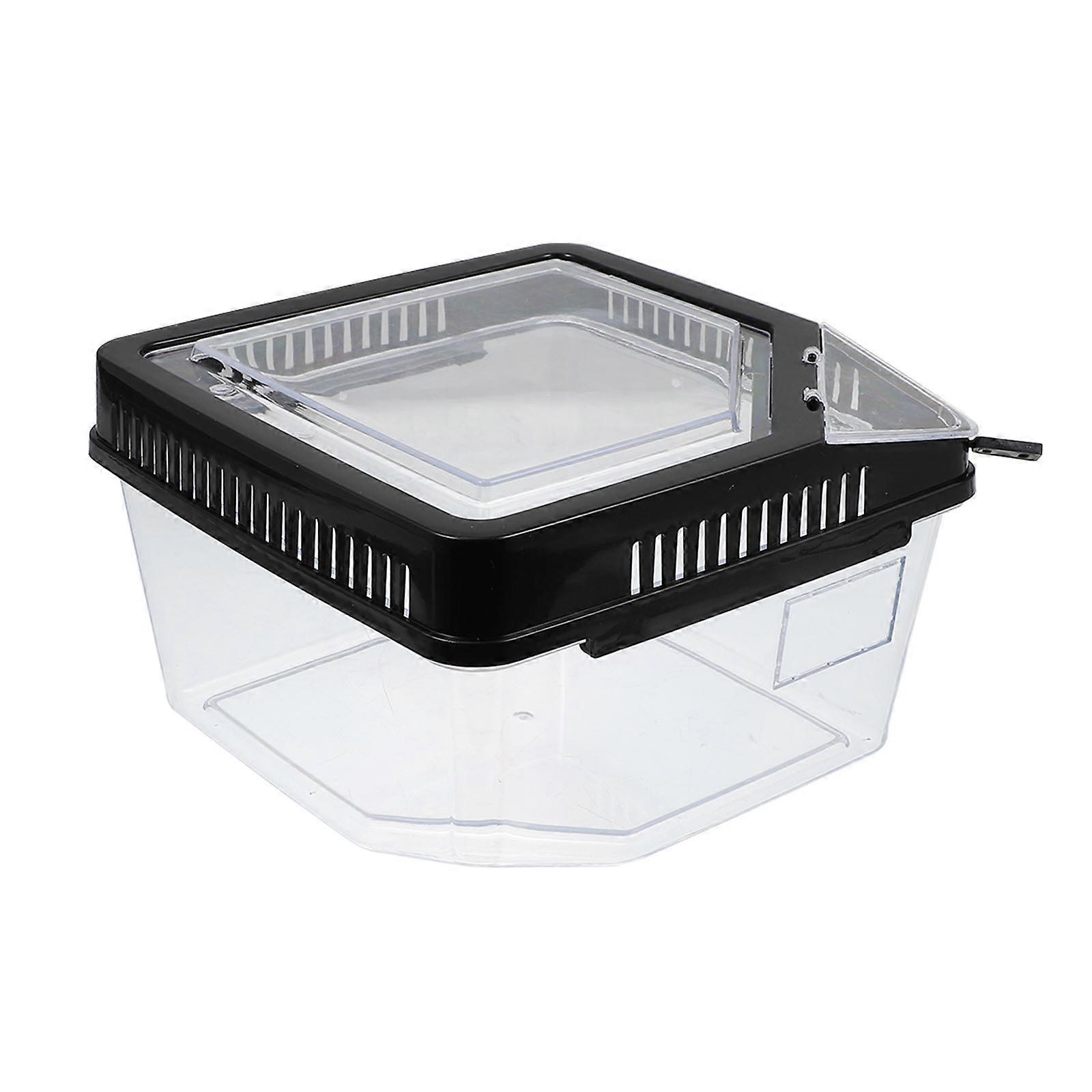Reptile Breeding Box Plastic Feeding Box with Ventilation System