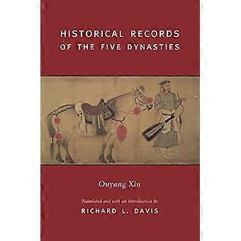 Historische gegevens van de vijf dynastieën