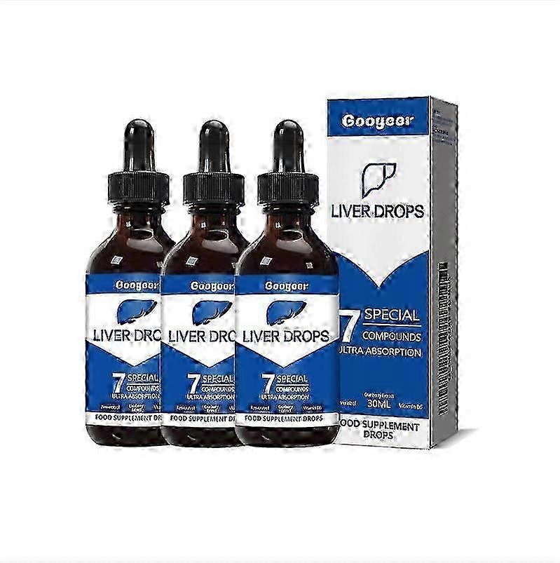 3x Leverdråper Kroppsbehandling 30ml