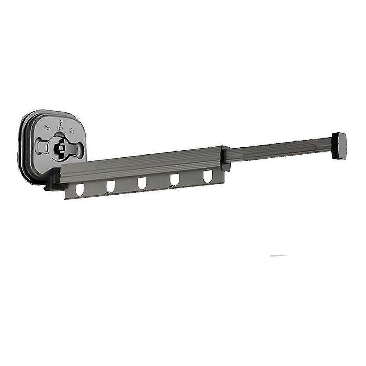Aluminum Folding Clothes Rack with Suction Wall Mount