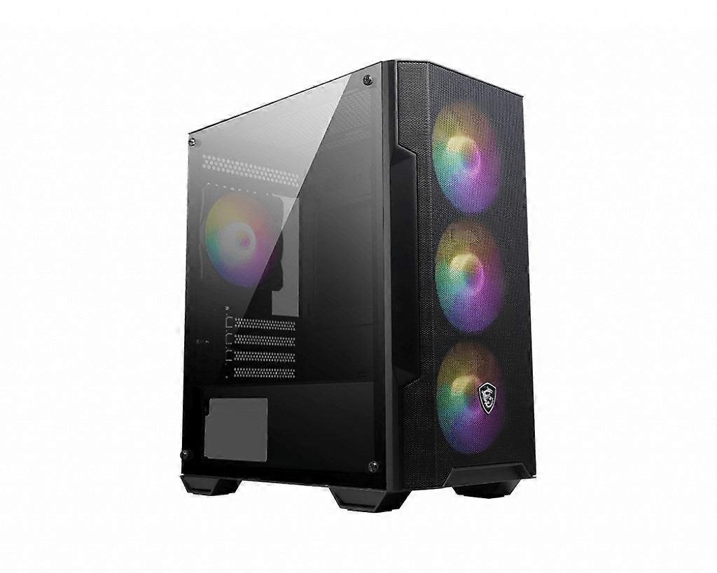 Msi Mag Forge M100a Micro Tower Negro, Transparente