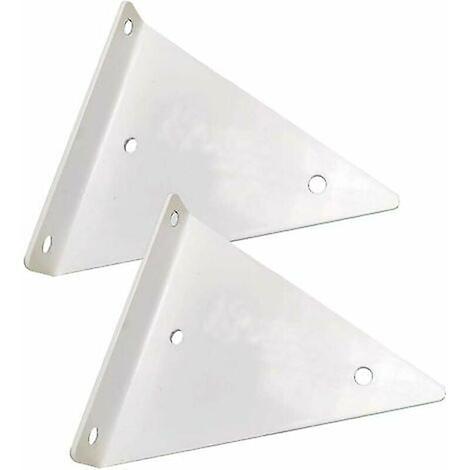 Floating Metal Triangle Shelf Bracket, Concealed Blind