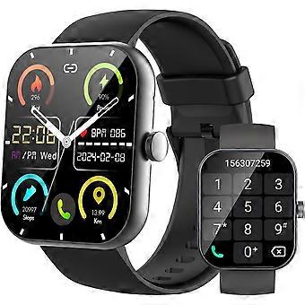 Montre connectée unisexe, bracelet d'activité avec moniteur de fréquence cardiaque et longue autonomie