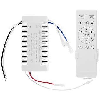 1 Set DC Fan Remote Control Module - Motor Controller for Ceiling/Fans - 6 Speed Settings, Light Control, 1/2/4 Hour Timer - Stable Isolation Circuit