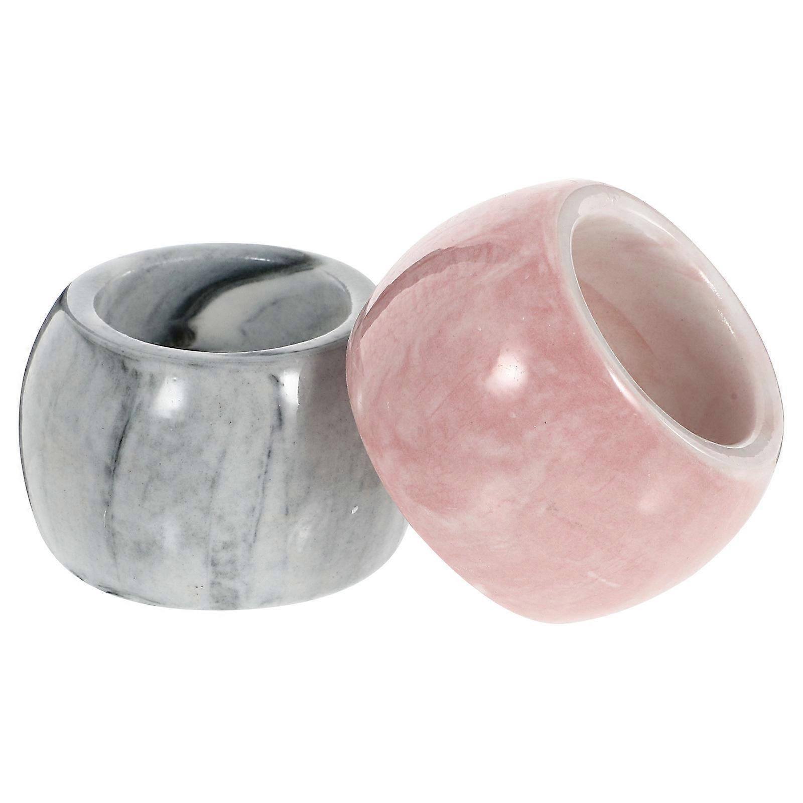 Marble Pattern Electric Toothbrush Holder for Bathroom Storage 4Pcs