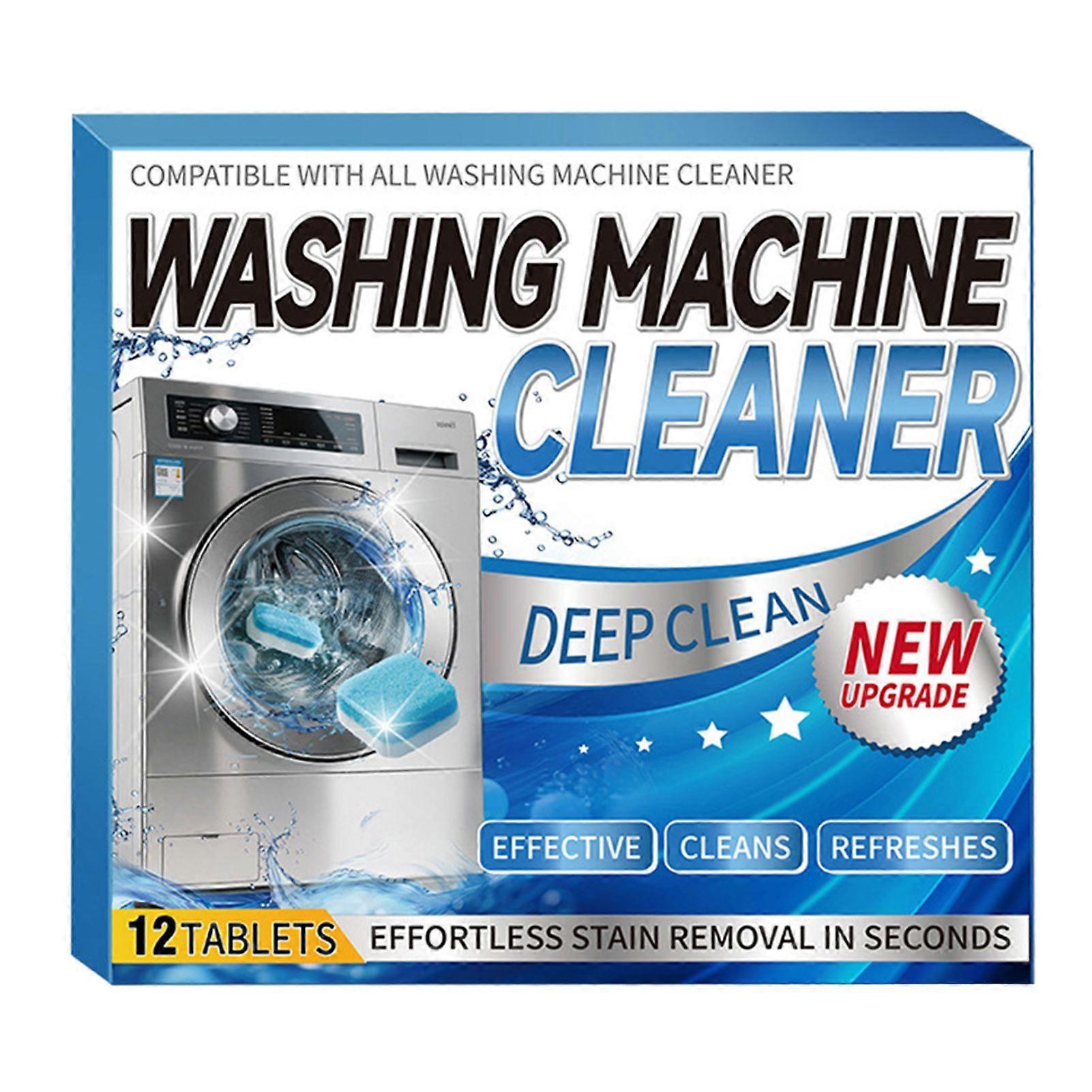 Washing Machine Cleaner Tablets Deep Clean Odor Eliminator for Front Load Washers