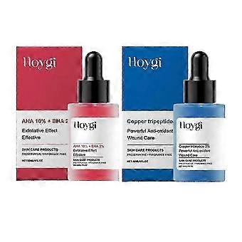 Siero viso esfoliante AHA 10% + BHA 2% + Tripeptide di rame 3% Siero viso antiossidante potente_2