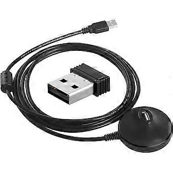USB ANT Stick Receiver with Extension Cable for Indoor Cycling Data, Zwift and Trainer Compatibility