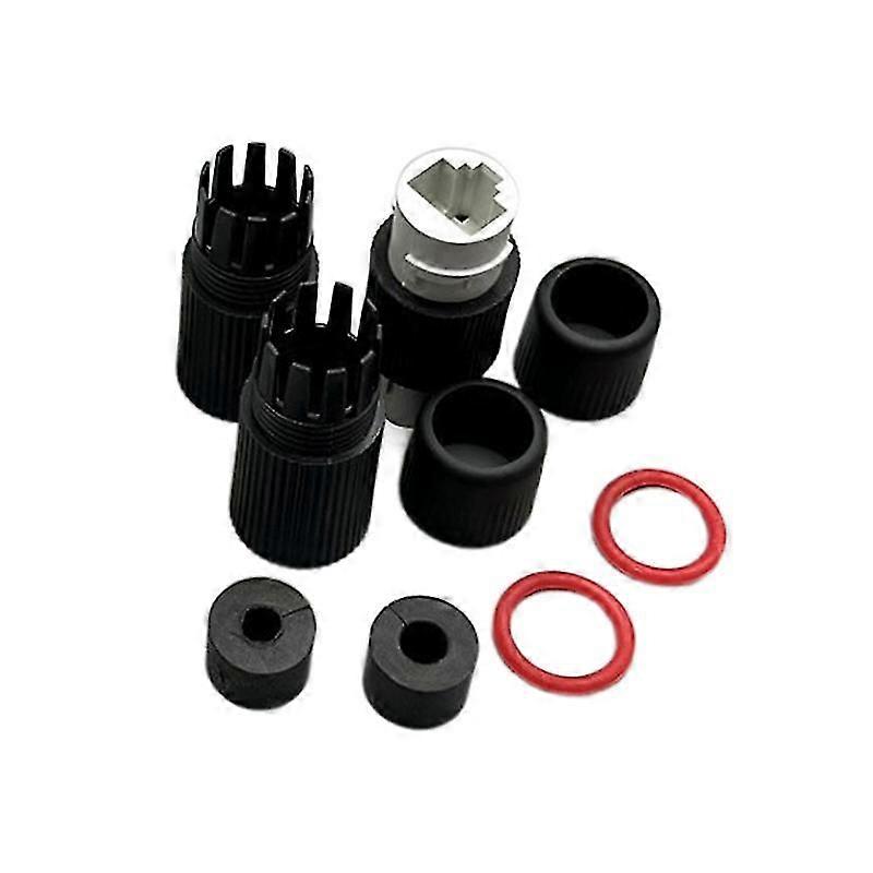 RJ45 Docking Connector Ethernet Network Straight-through Waterproof IP67 Header