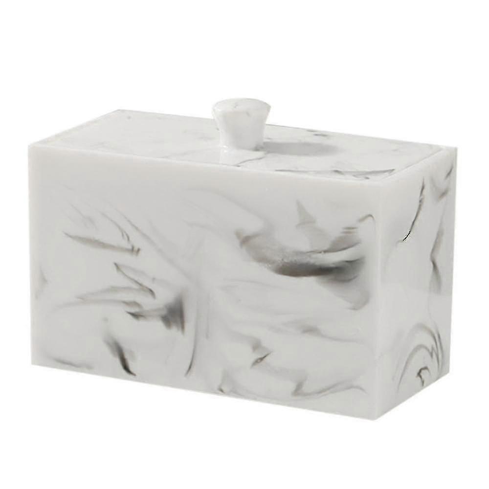 Marble Texture Resin Toothpick Holder Portable Toothpick Container 1