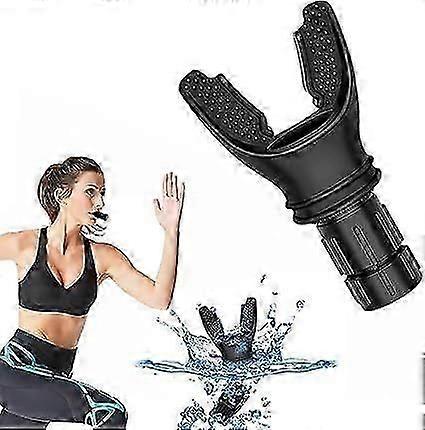 Breathing Trainer with Variable Settings, Removable compatible with Easy Cleaning - Black