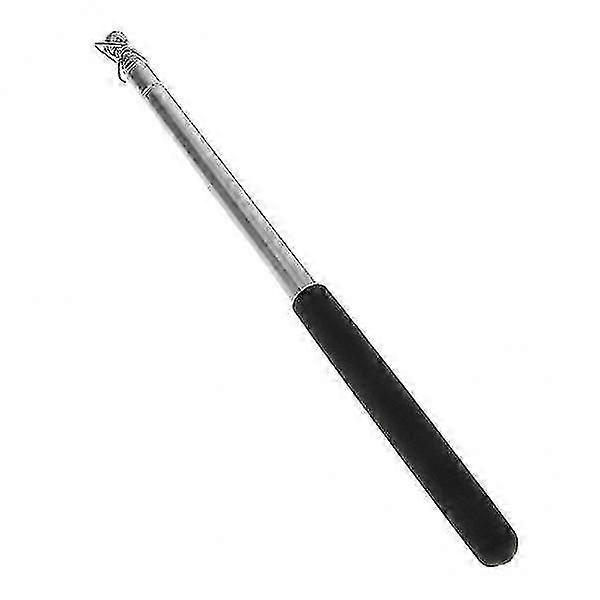 5xExtendable Pole 1.6M Portable Telescopic Handheld Flag Pole - Black
