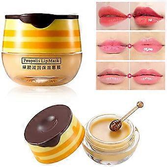 Propolis Lip Mask and Balm for Deep Hydration, Overnight Moisturizing Treatment, 1pcs