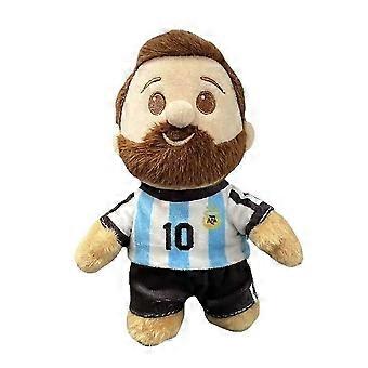 Plüschmaskottchen des 26. Nordamerikanischen Fußballfestivals – 18 cm große Stofftierfigur, blau-weißes Trikot mit der Nummer 10, weiches Sammlerstück für Fans