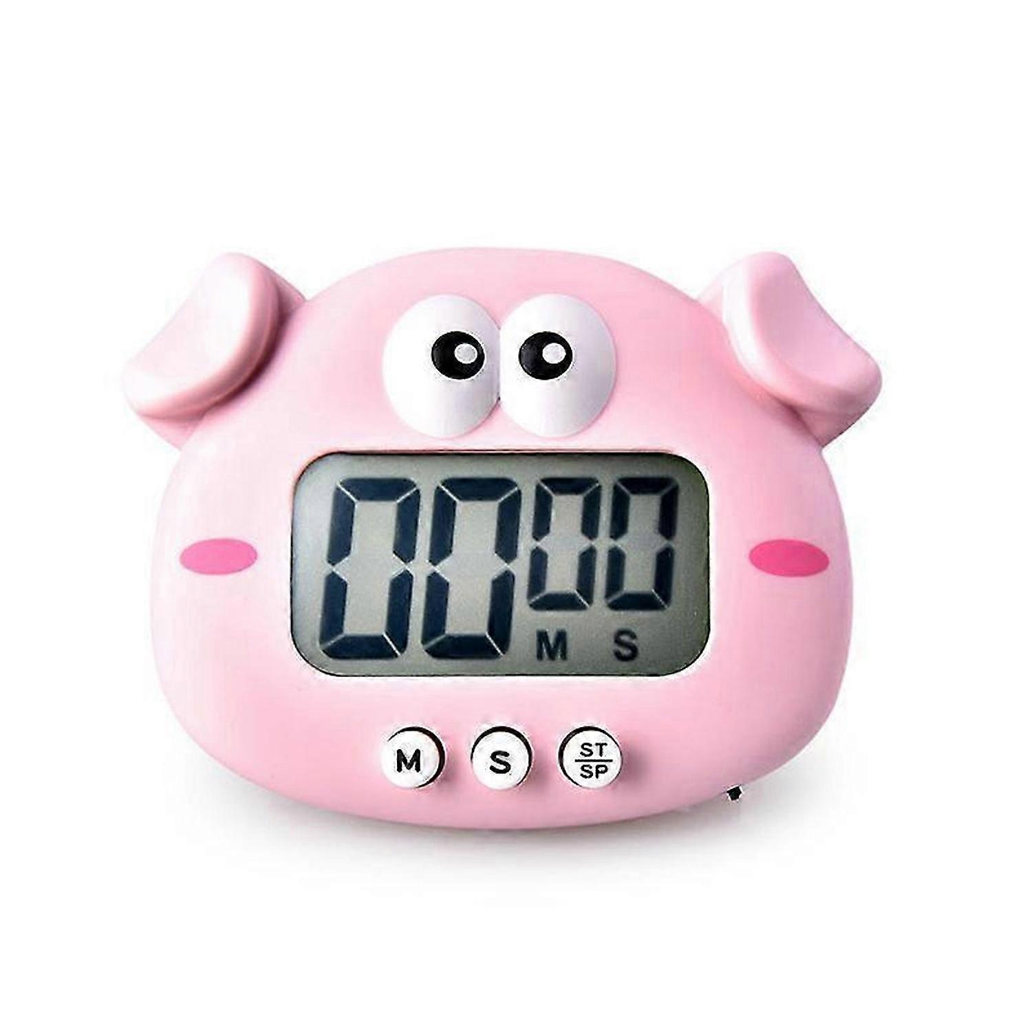 Kitchen Timer, Cute Cartoon Animal Countdown Timer, Digital Cooking pig
