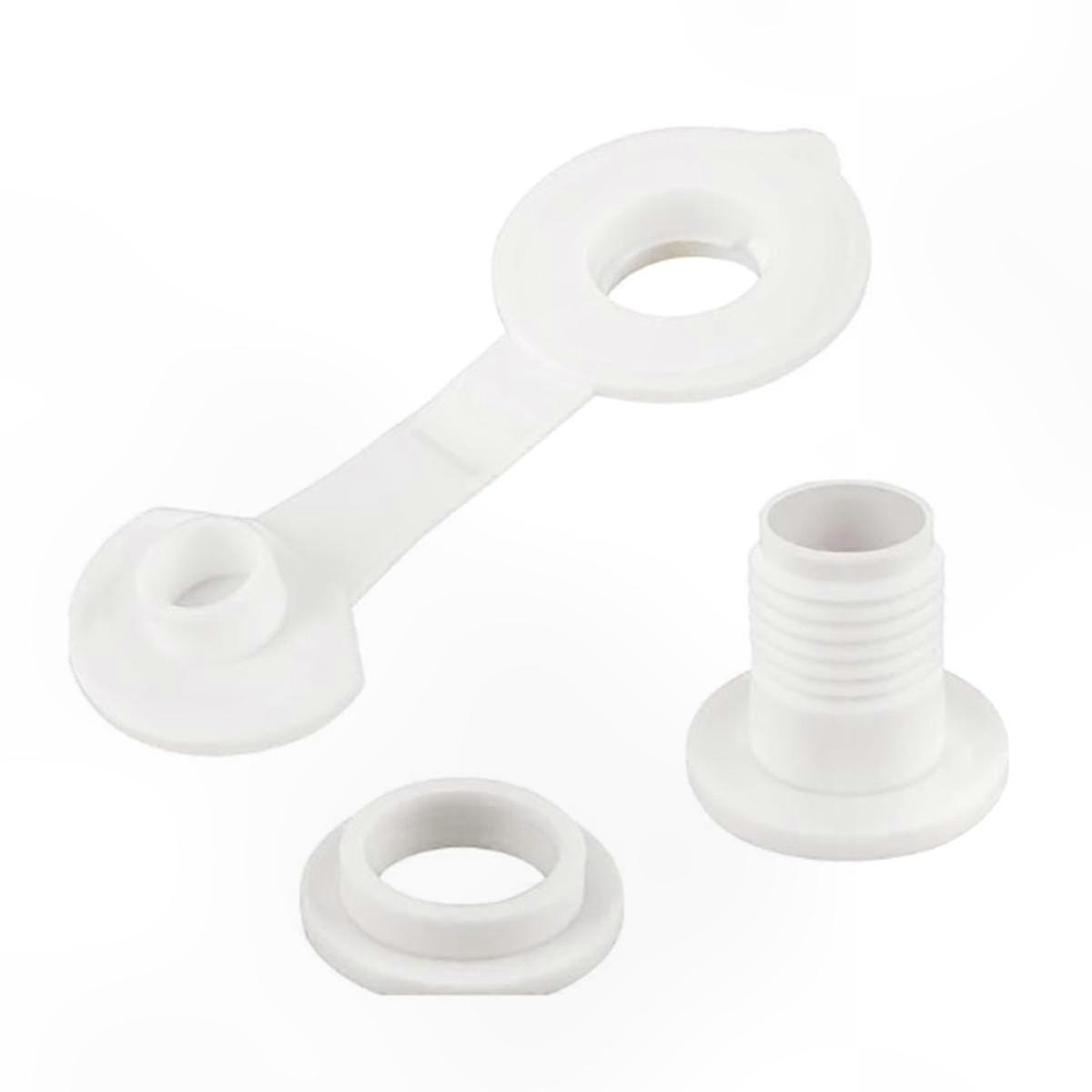 Replacement Drain Plug Assembly compatible with Coolers - Triple Snap Design