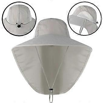 Cappelli da baseball a tesa larga compatibili con donne e uomini, protezione solare rinfrescante per il collo, cappello safari compatibile con escursionismo, pesca, cappello da esterno con paraorecchie