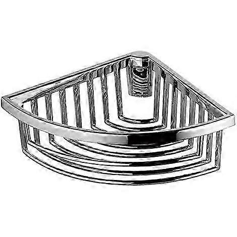 Universal Wired Corner Basket for Shower (Chrome)