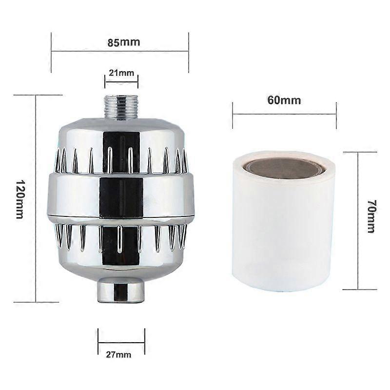 Shower head filter hard water filter