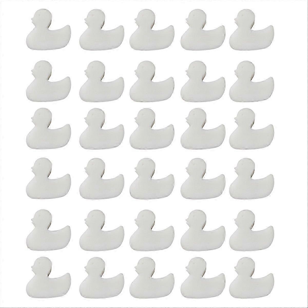 30Pcs White Duck Type Filter Sponge compatible with Swimming Pools