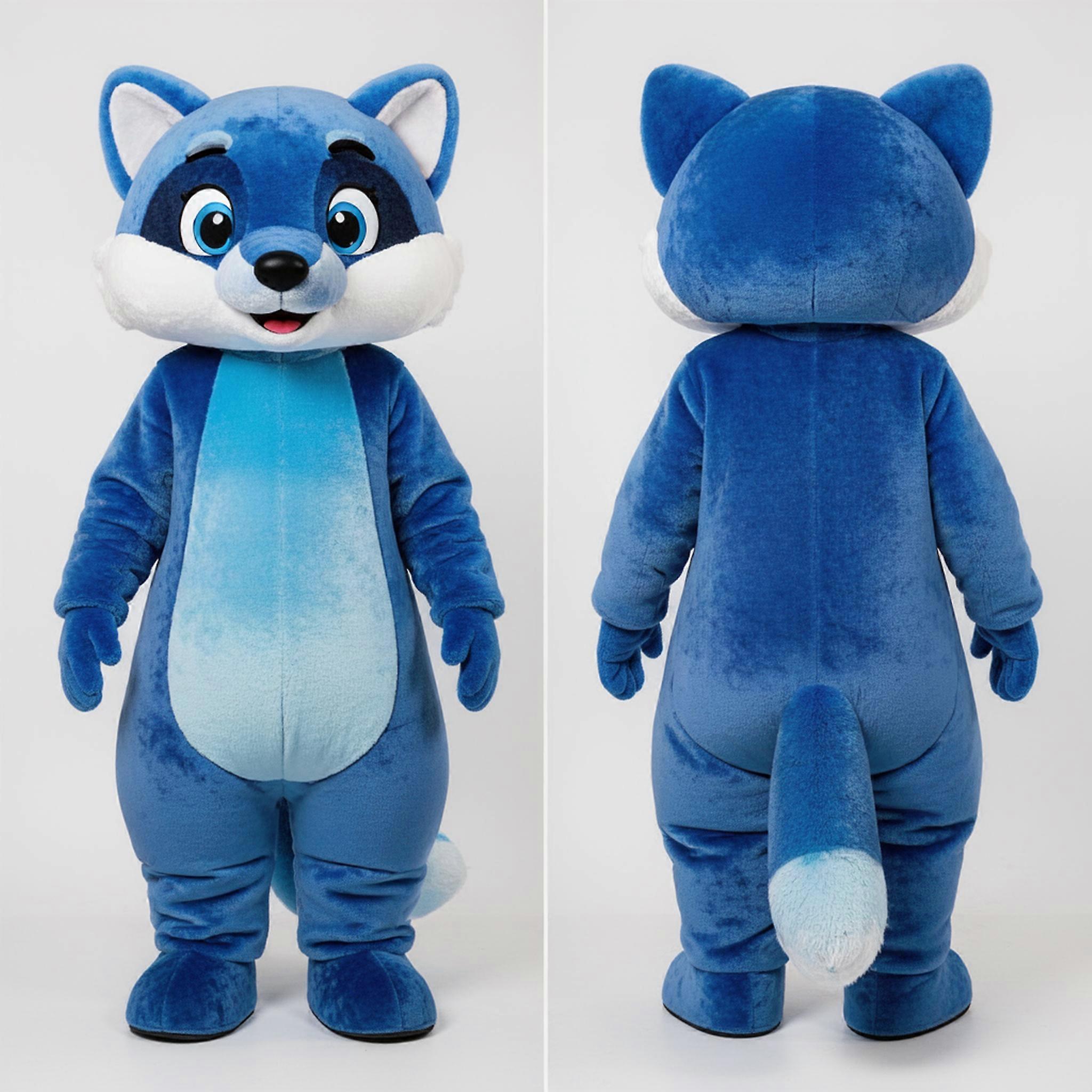 MASTICOT Blue Playful Marten Mascot