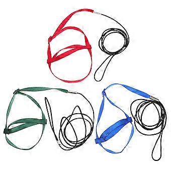 Flying Rope Parrot Adjustable Harness for Bird Training 3Pcs Leash Pack