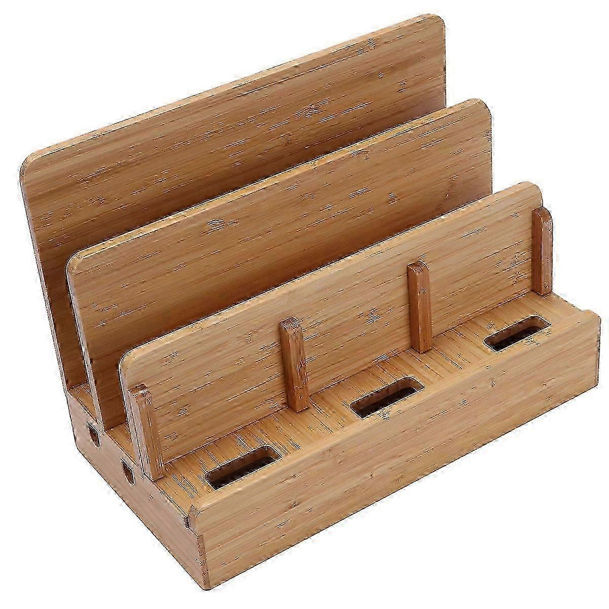 Wooden Tablet & Phone Charging Dock