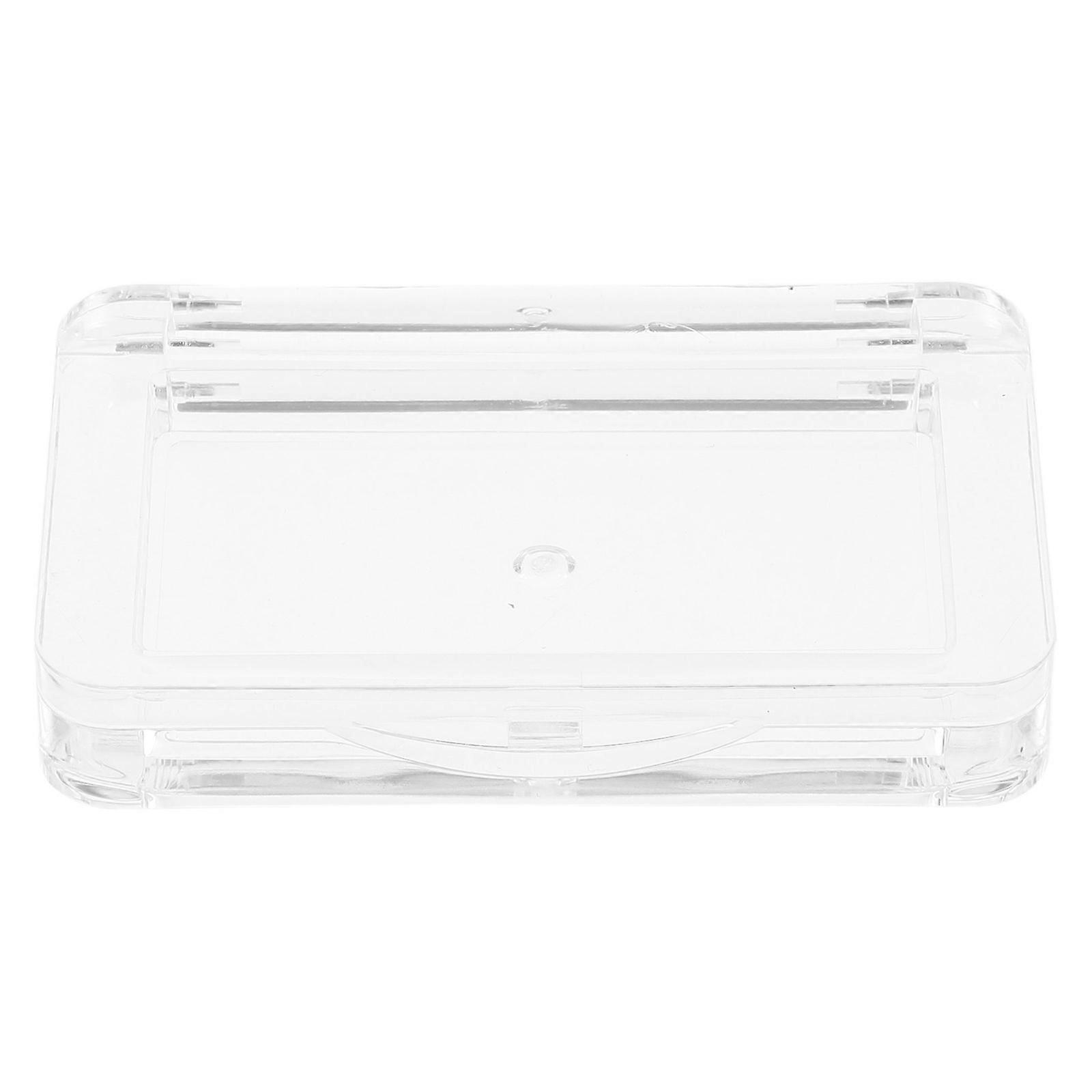 Transparent Makeup Palette Container for Storage with Blush Holder